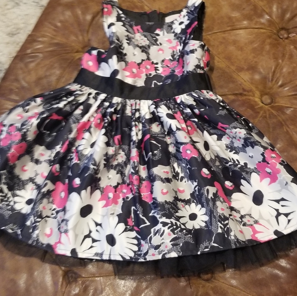 Oshkosh Black and Pink 2T Party dress